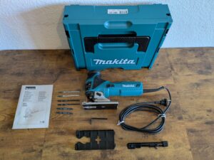 Makita 4351 FCTJ Stichsäge Lieferumfang