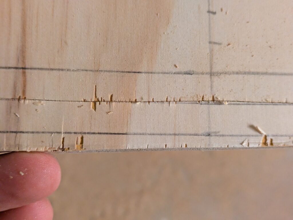 Metabo STEB 65 Quick Stichsäge Schnitt