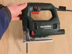 Metabo STEB 65 Quick Stichsäge mit Sägeblatt