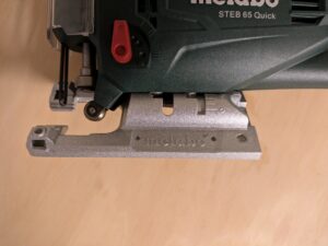 Metabo STEB 65 Quick Stichsäge mit verstellten Sägeschuh