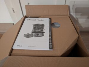 Russell Hobbs cook@home Dampfgarer auspacken