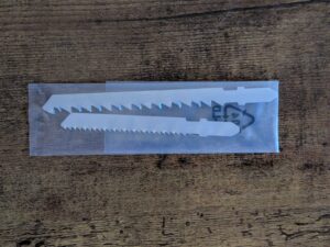 Sägeblätter der AEG PST 500 Stichsäge verpackt