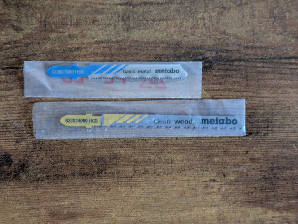 Sägeblätter der Metabo STEB 65 Quick Stichsäge verpackt