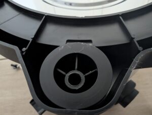 Scheppach SprayVac20 Waschsauger Aufnahme für Lenkrolle