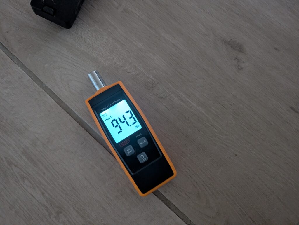 Scheppach SprayVac20 Waschsauger Betriebslautstärke