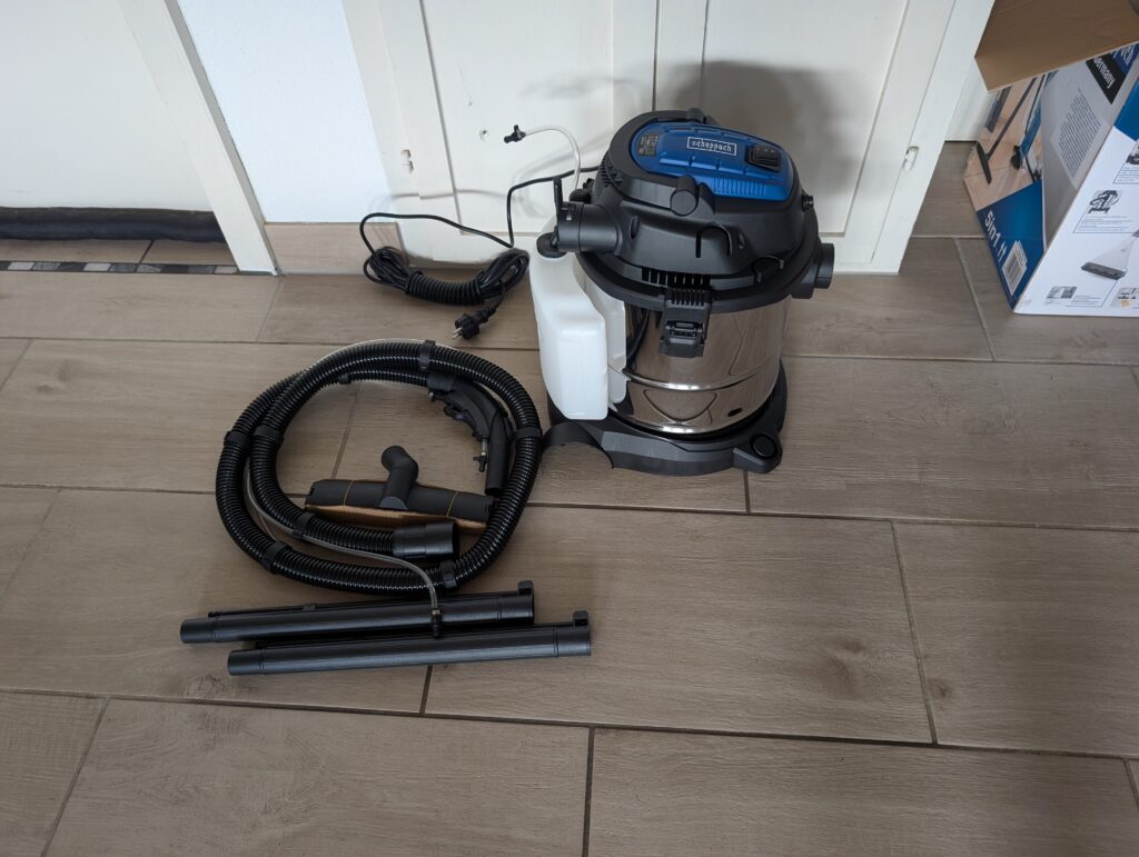 Scheppach SprayVac20 Waschsauger Lieferumfang