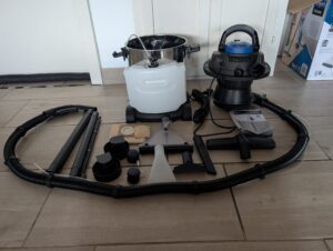 Scheppach SprayVac20 Waschsauger Lieferumfang komplett