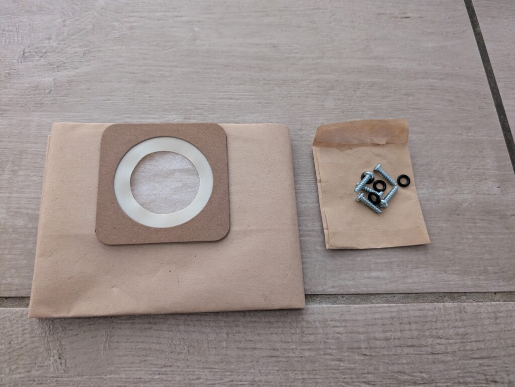 Scheppach SprayVac20 Waschsauger Staubbeutel und Montagematerial