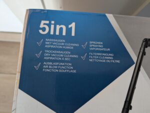 Scheppach SprayVac20 Waschsauger Verpackung Detail