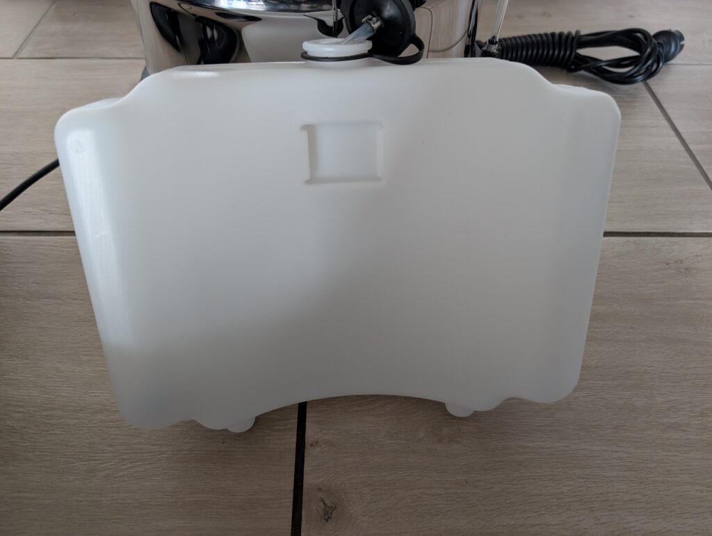 Scheppach SprayVac20 Waschsauger Wasertank abgenommen