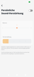 JBL Tour One M3 Noise-Cancelling-Kopfhörer App Screenshot