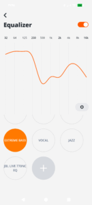 JBL Tour One M3 Noise-Cancelling-Kopfhörer App Screenshot