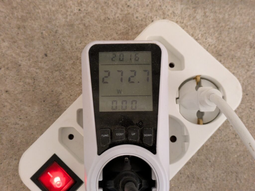 Stromverbrauch der Makita 4351 FCTJ Stichsäge