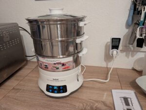 Tefal Convenient Series Deluxe VC502D Dampfgarer Zubereitung mit zwei Garbehältern
