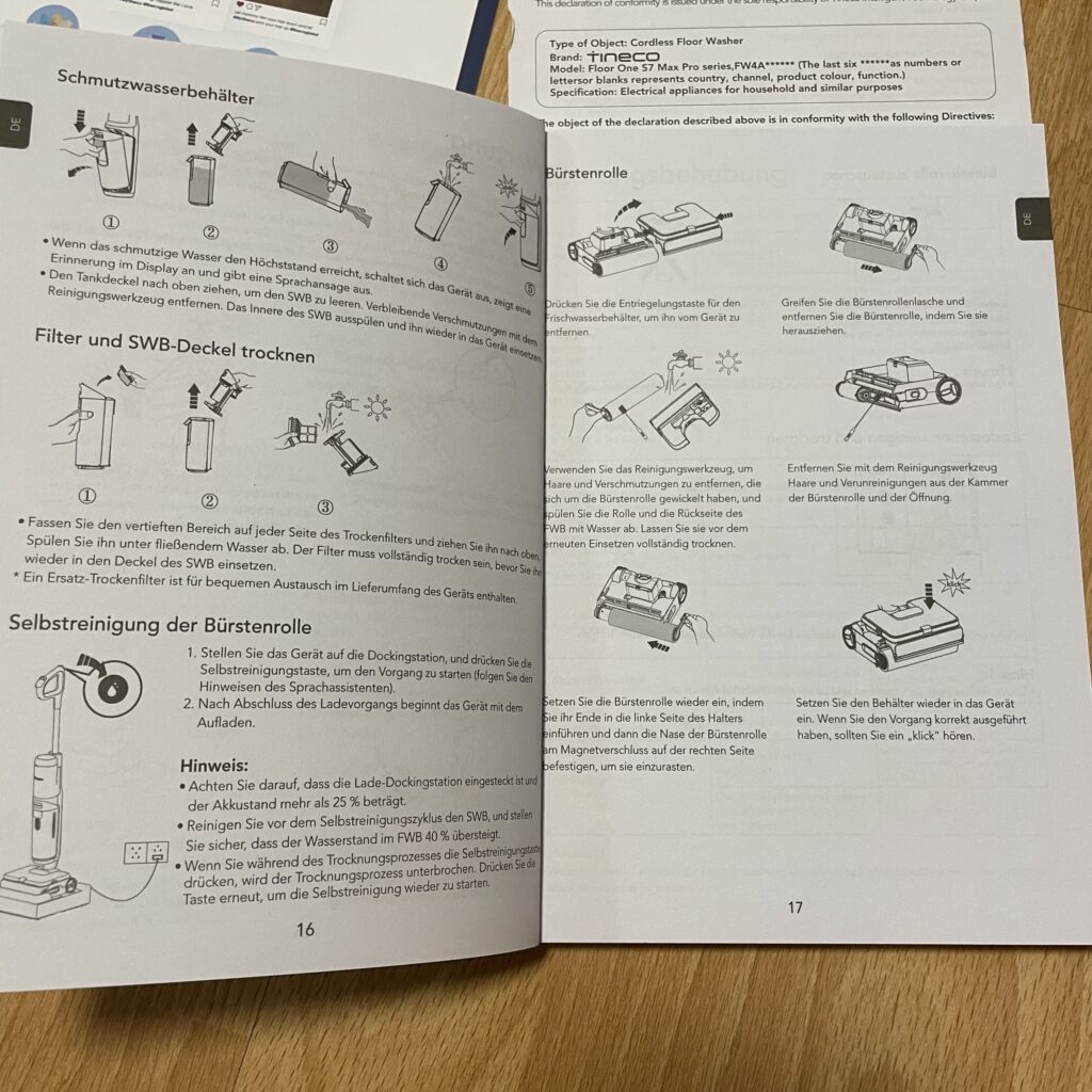 Tineco Floor One S7 Hartbodenreiniger Bedienungsanleitung