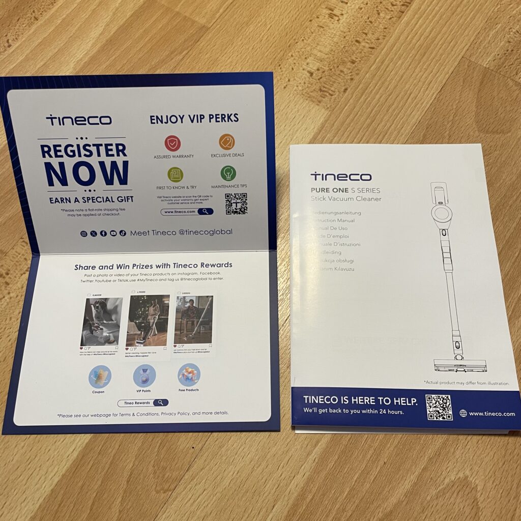 Tineco Pure One S50 Pro Akku-Staubsauger Anleitungen