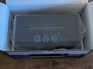 Verpackung des Edifier ES60 Lautsprechers geöffnet (2)