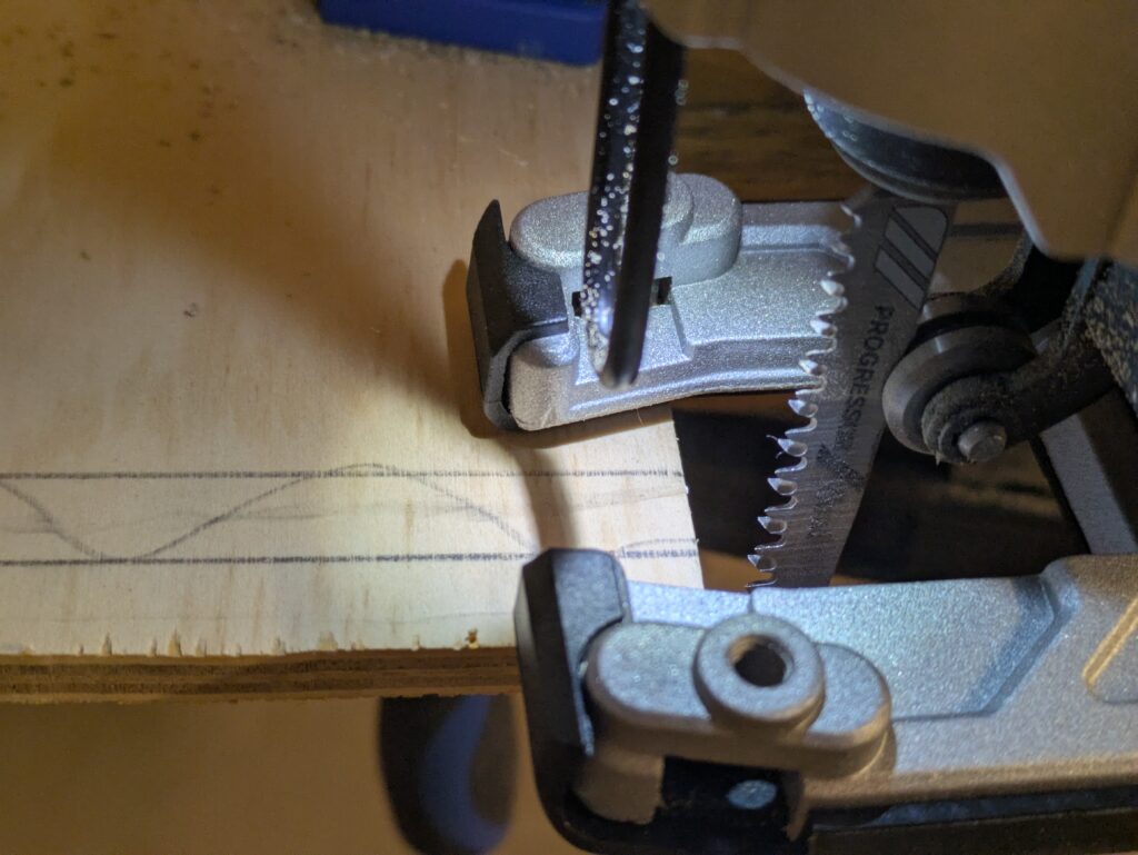 WORX Nitro WX542 Stichsäge im Schnitt