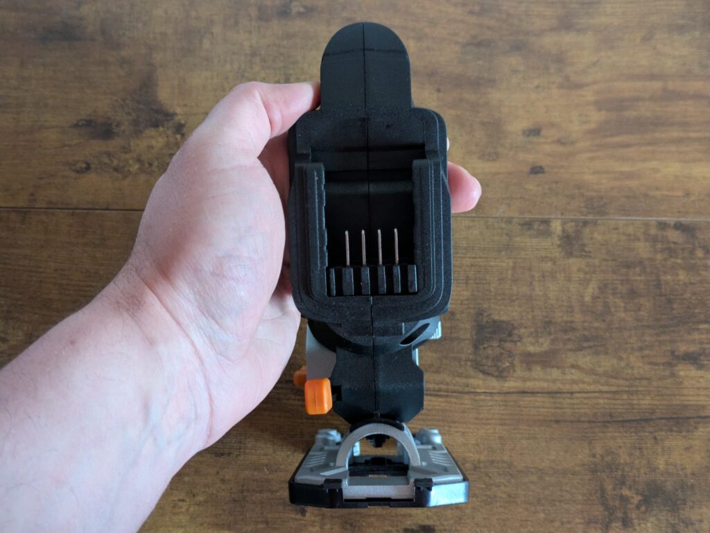 WORX Nitro WX542 Stichsäge von hinten