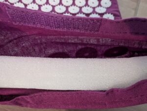Wadidi-Akupressurmatte Schaumstoff und Klettverschluss Matte