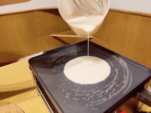 WMF Lono Raclette Crêpe-Zubereitung