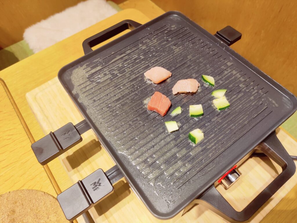 WMF Lono Raclette Test der Grillplatte