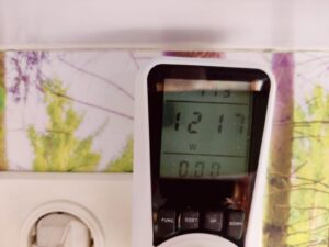 Rommelsbacher RCS 1350 Raclette Stromverbrauch auf höchster Stufe