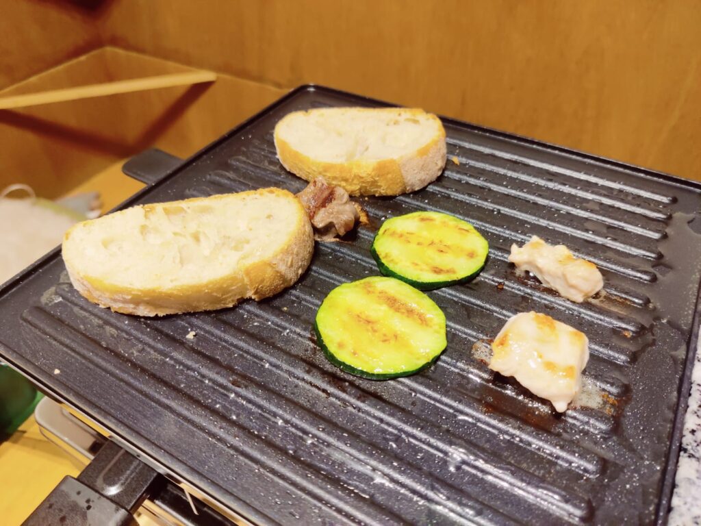 Rommelsbacher RCS 1350 Raclette Grillergebnis