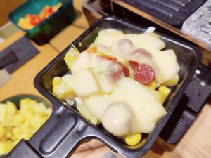 Rommelsbacher RCS 1350 Raclette Schmelzleistung Käse