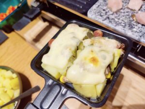 Rommelsbacher RCS 1350 Raclette Bräunungsergebnis