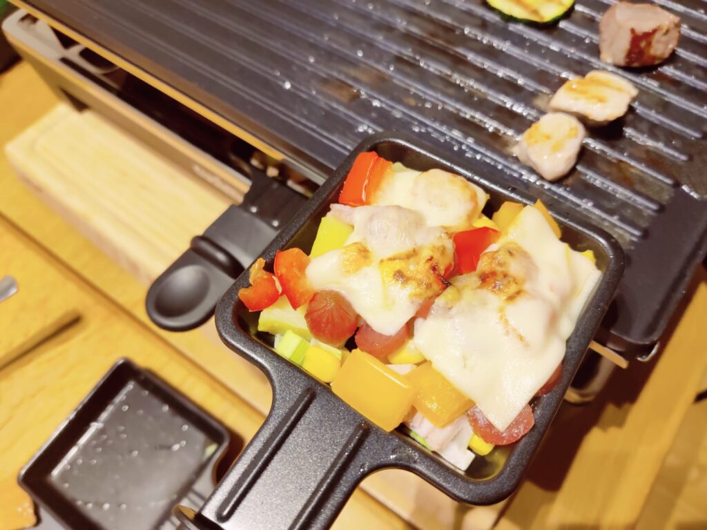 Cusimax CMRC-300 Raclette Bräunungsergebnis