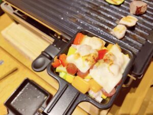 Cusimax CMRC-300 Raclette Bräunungsergebnis
