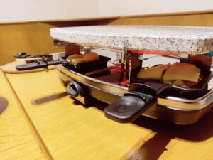 Cloer 6430 Raclette im Betrieb