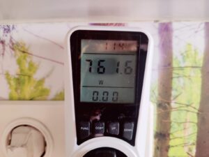 Princess 162725 Raclette Stromverbrauch auf höchster Stufe