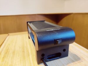 Clatronic RG 3592 Raclette Ein- und Ausschalter im Betrieb