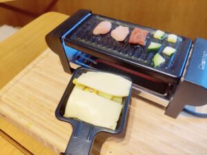 Clatronic RG 3592 Raclette Pfännchen vorbereiten