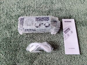 Gemmac XLN-383SW Kurbelradio verpackt mit Zubehör