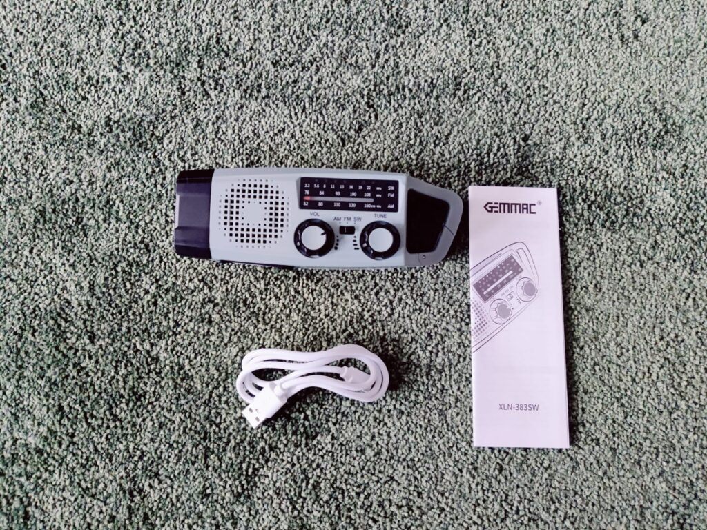 Gemmac XLN-383SW Kurbelradio Startbild