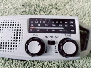 Gemmac XLN-383SW Kurbelradio Bedienfeld