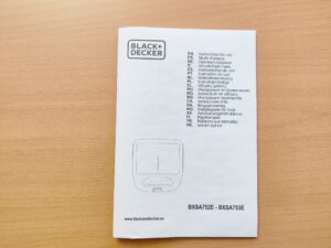 BLACK+DECKER BXSA752 Sandwichmaker Bedienungsanleitung