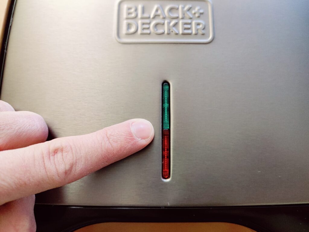 BLACK+DECKER BXSA752 Sandwichmaker Kontrollleuchte