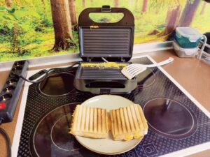 BLACK+DECKER BXSA752 Sandwichmaker fertiges Ergebnis