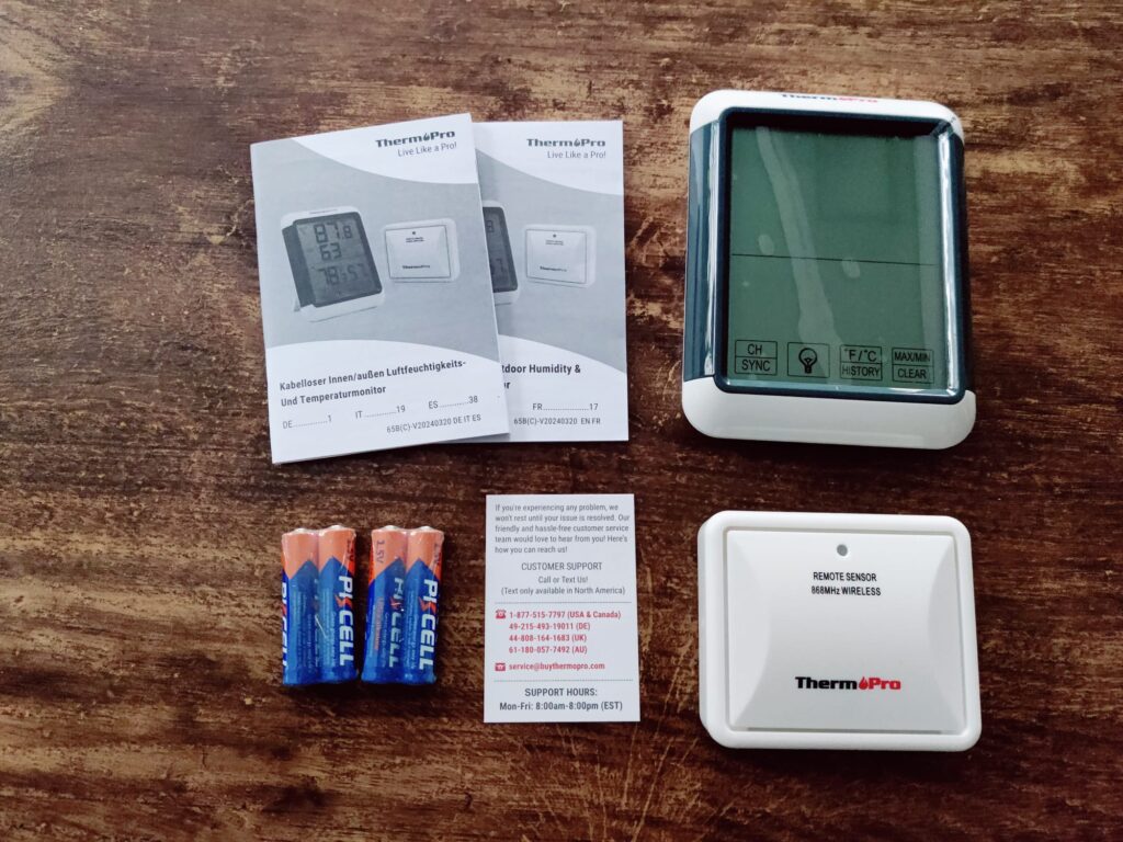 ThermoPro TP65 Hygrometer Startbild