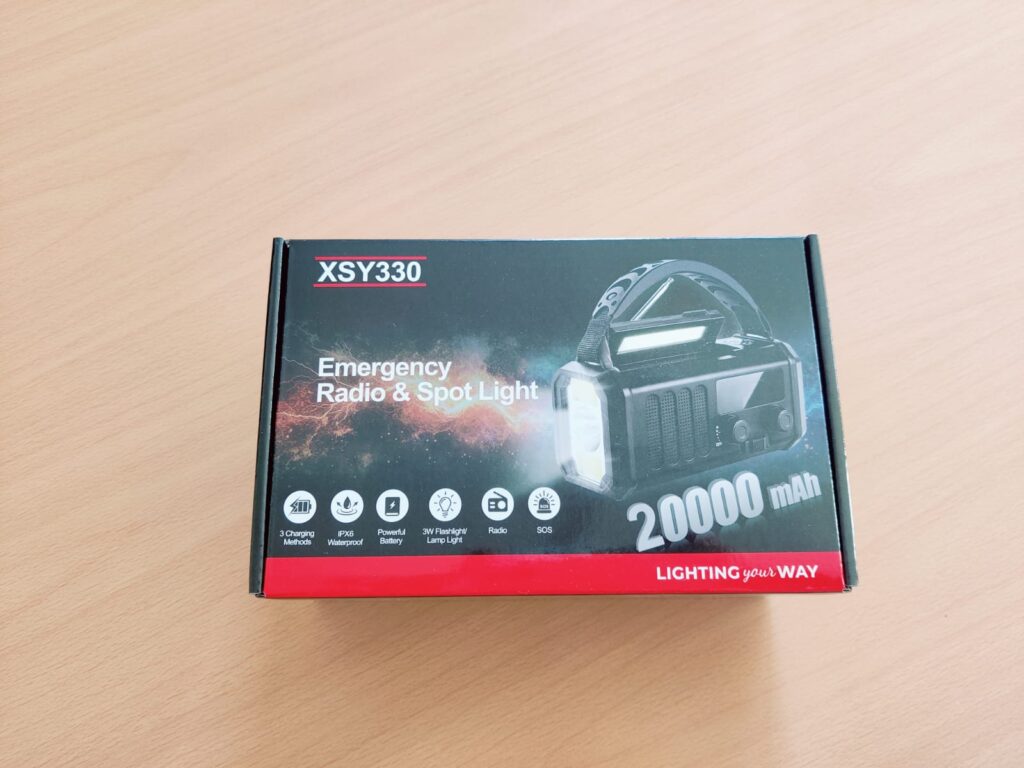 Fuqiduo XSY330 Kurbelradio Verpackung