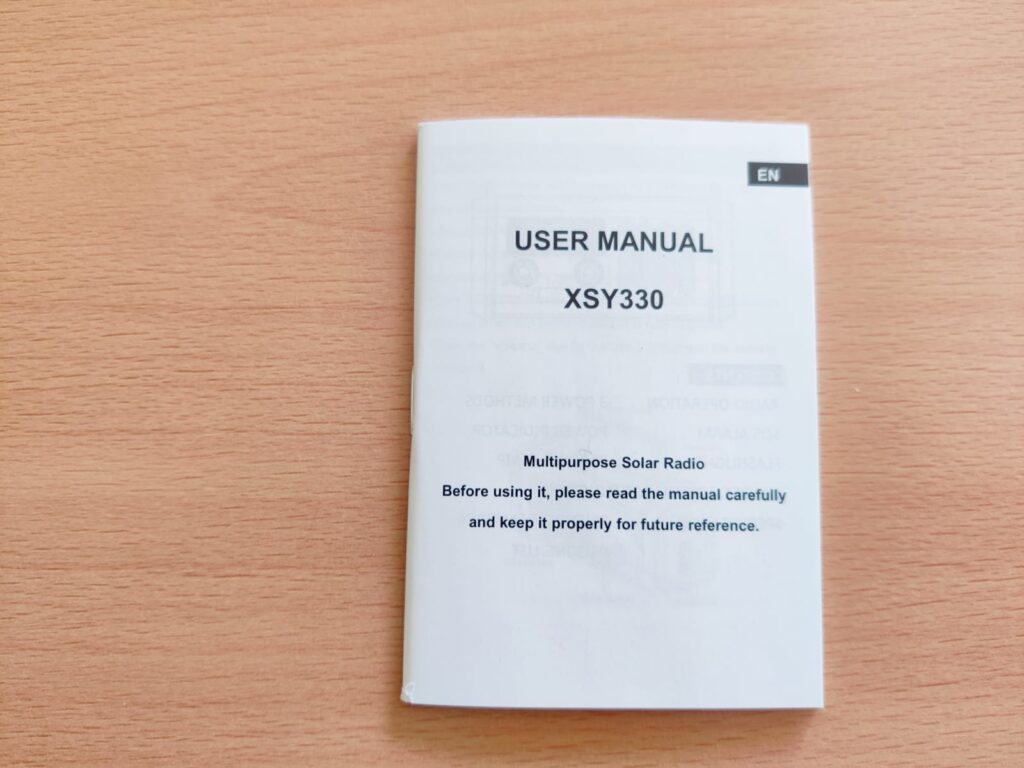 Fuqiduo XSY330 Kurbelradio Bedienungsanleitung