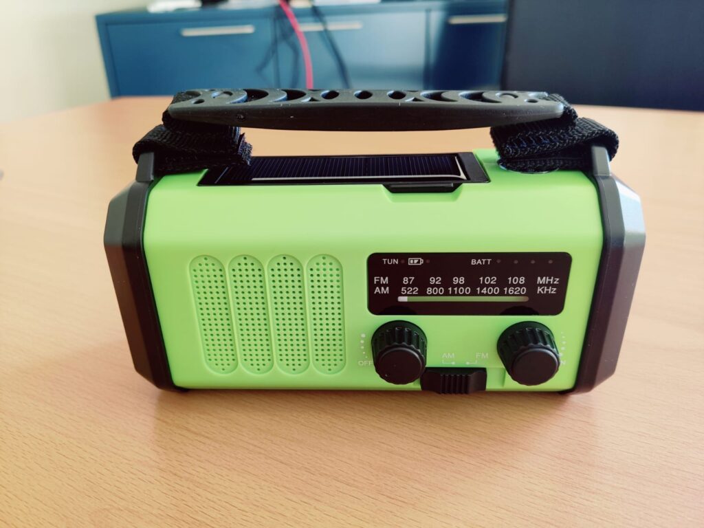 Fuqiduo XSY330 Kurbelradio von vorne