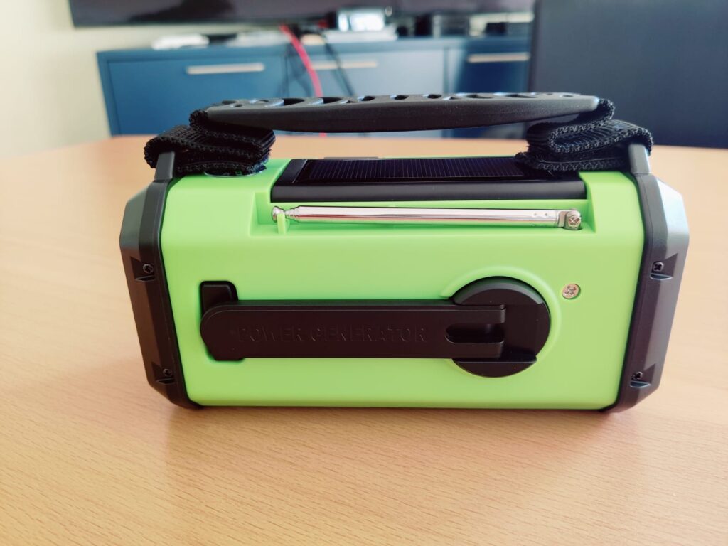 Fuqiduo XSY330 Kurbelradio von hinten