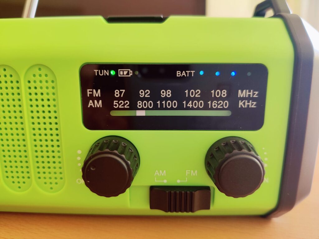 Fuqiduo XSY330 Kurbelradio Batteriestandanzeige