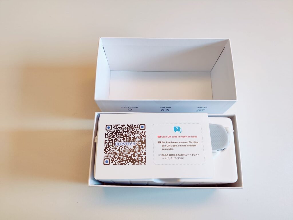DEPSTECH DW50 Pro Webcam Verpackung offen