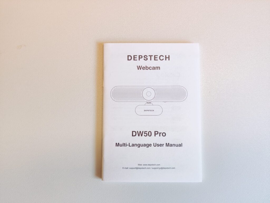 DEPSTECH DW50 Pro Webcam Bedienungsanleitung